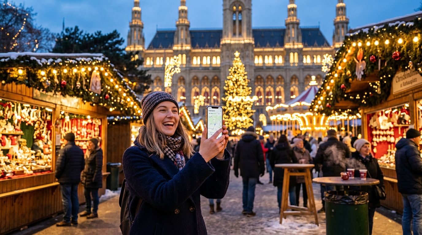 Najlepszy przewodnik po europejskich jarmarkach bożonarodzeniowych z OneTapSIM