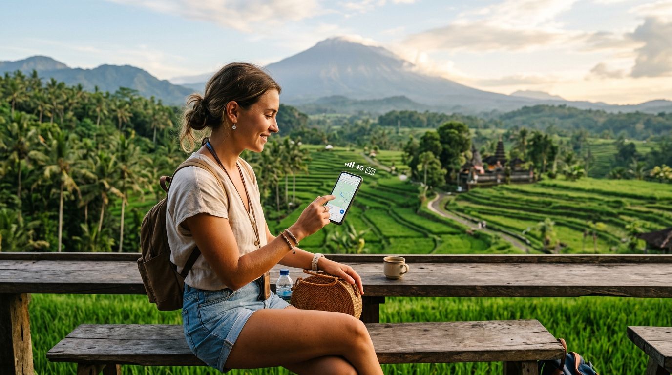 La meilleure eSIM pour les nomades numériques à Bali : restez connecté avec OneTapSIM