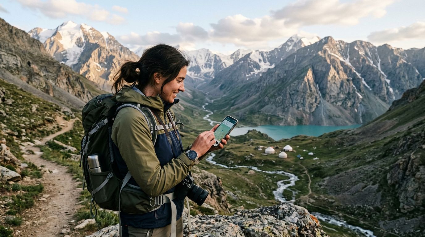 La mejor eSIM para viajar a Kirguistán: Mantente conectado en las montañas