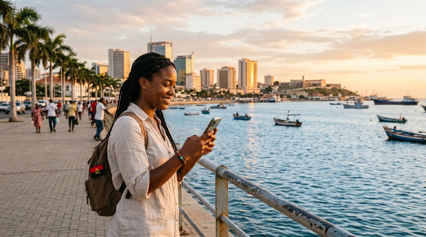 La migliore eSIM per viaggiare in Angola: resta connesso con OneTapSIM