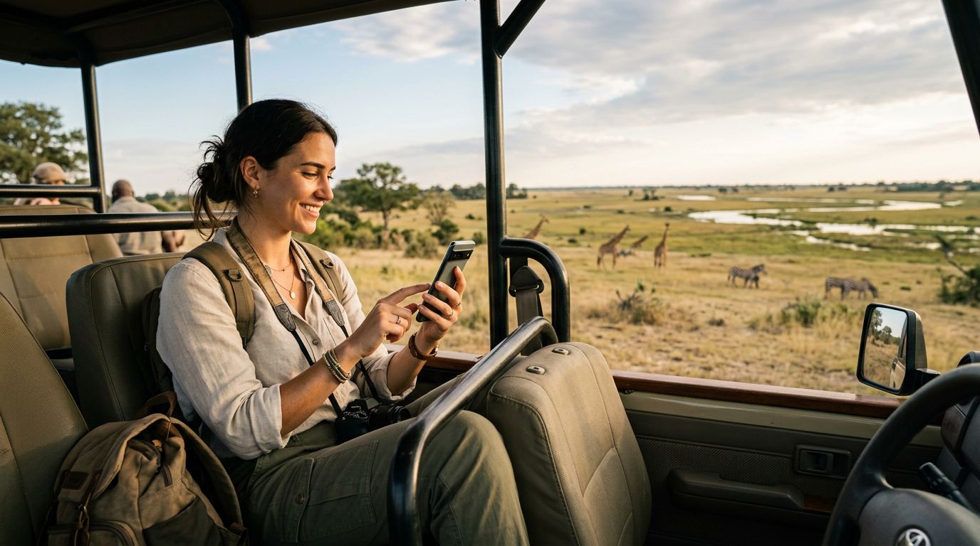 La migliore eSIM per viaggiare in Botswana: resta connesso durante il safari