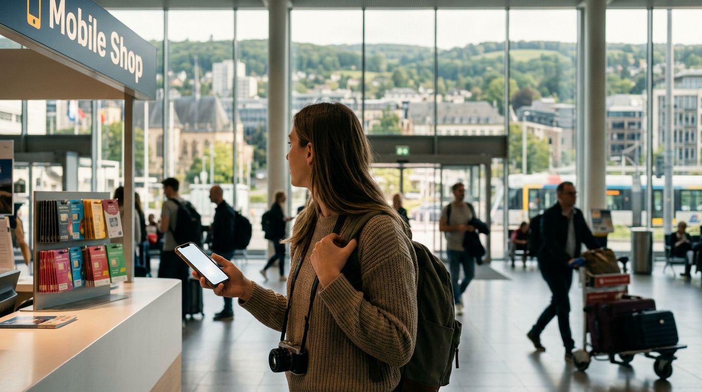Airport SIM vs eSIM in Luxembourg: Which is Best for Travelers?
