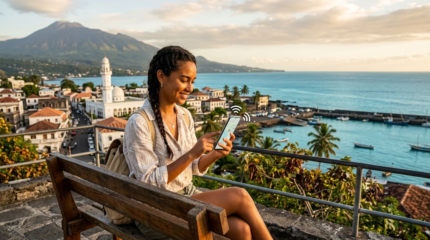 Mantente conectado en las Islas Comoras con eSIM: Guía para viajeros