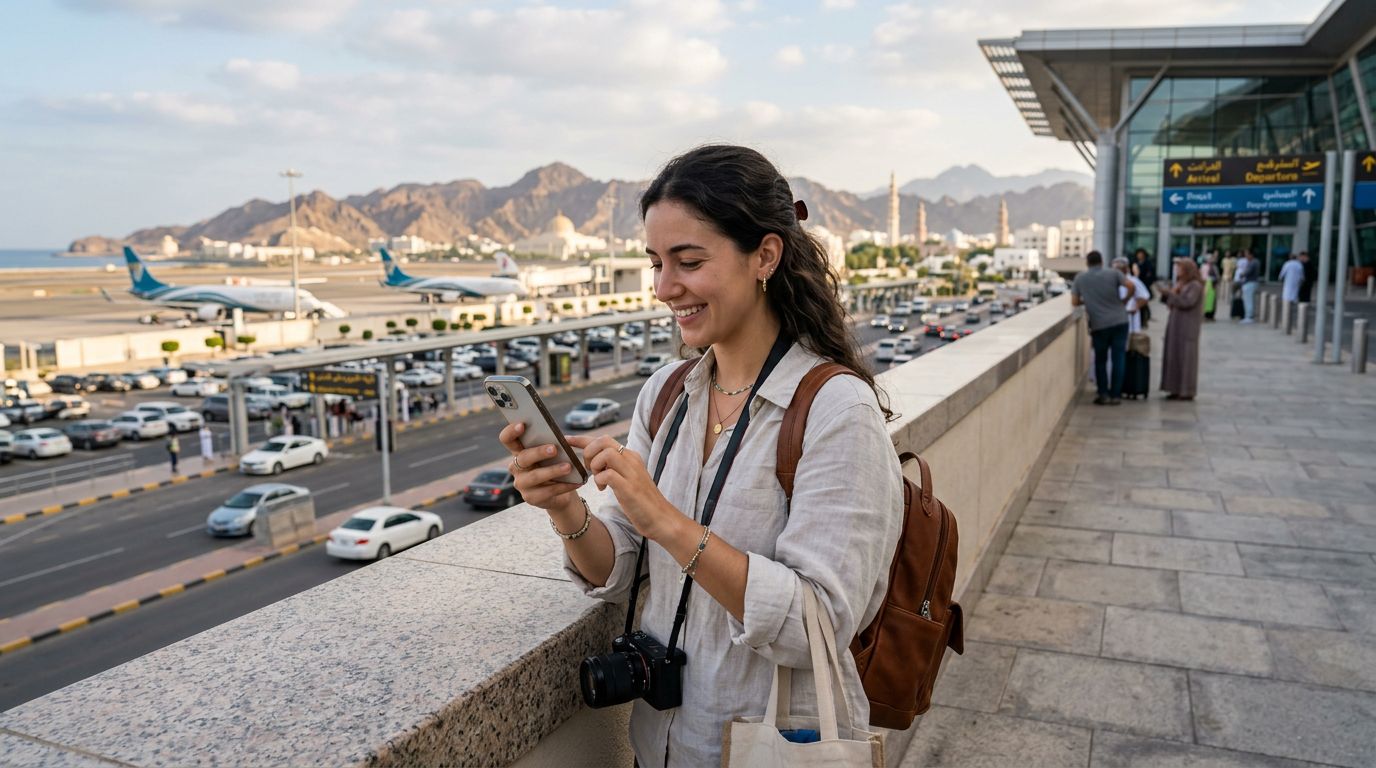 Como ativar o seu eSIM em Omã: Um guia simples para turistas