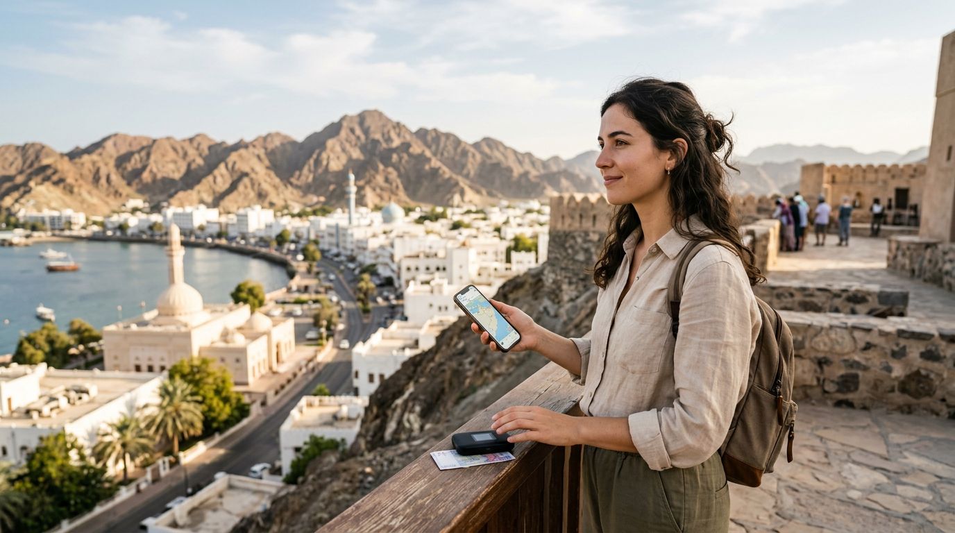 Pocket-WLAN vs. eSIM für den Oman: Welche Konnektivitätsoption ist die beste?