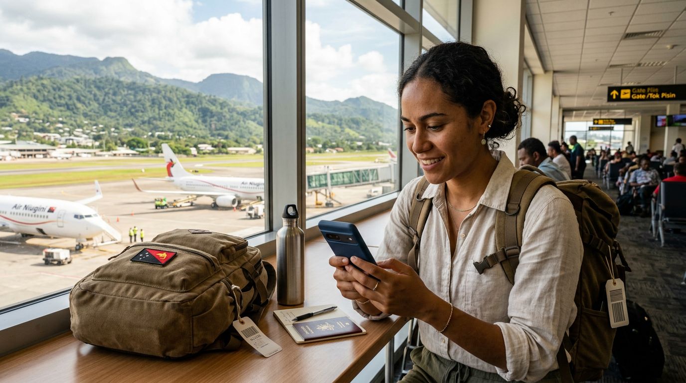 Uso de Dual SIM en Papúa Nueva Guinea: Guía para viajeros con OneTapSIM
