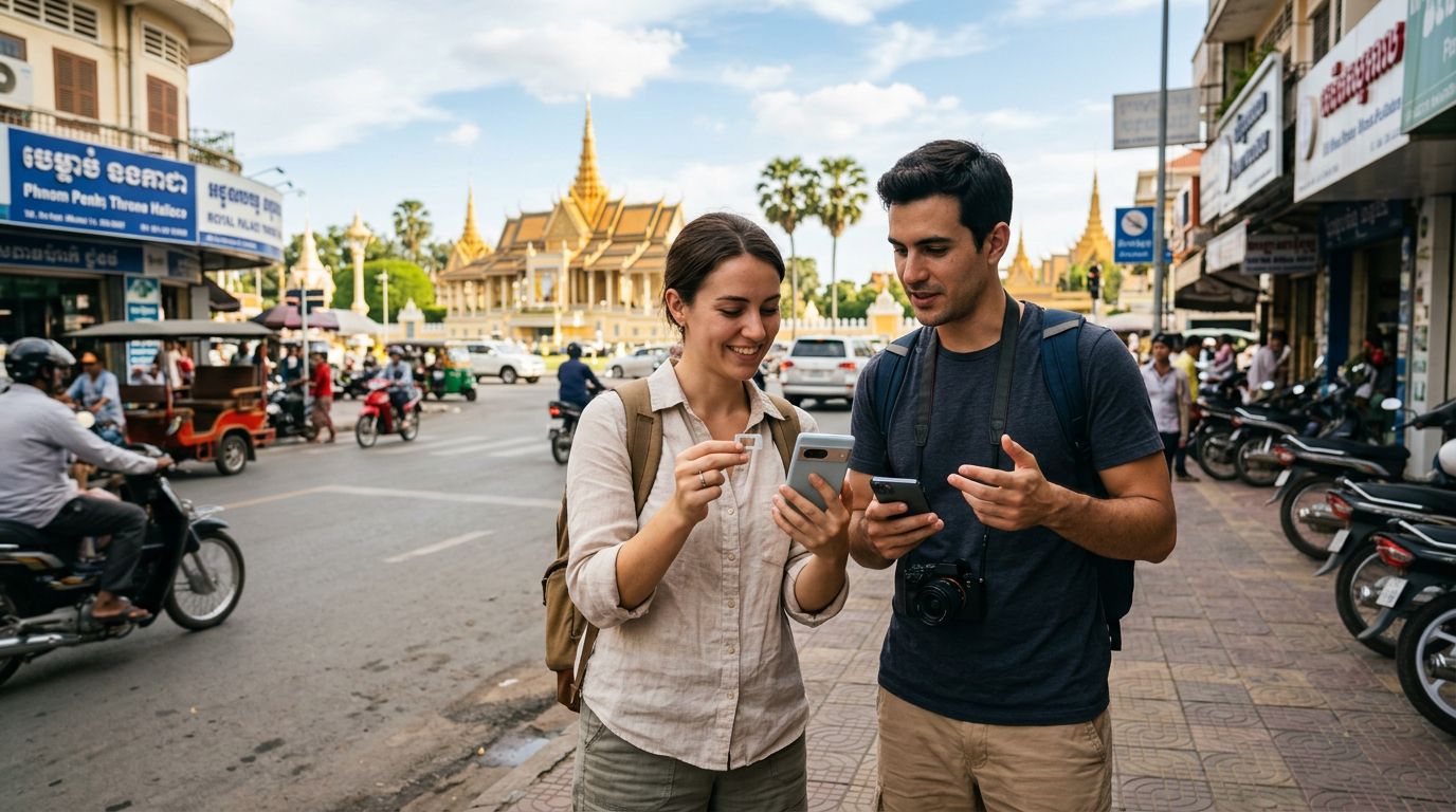 Kambodscha SIM-Karte vs. eSIM: Was ist am besten für Ihre Reise?