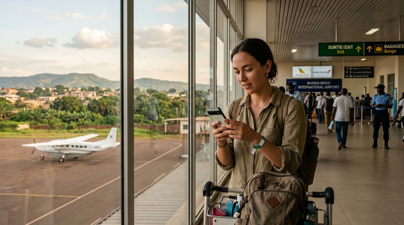 Zentralafrikanische Republik: SIM-Karte vs. eSIM – Was ist am besten für die Reise?