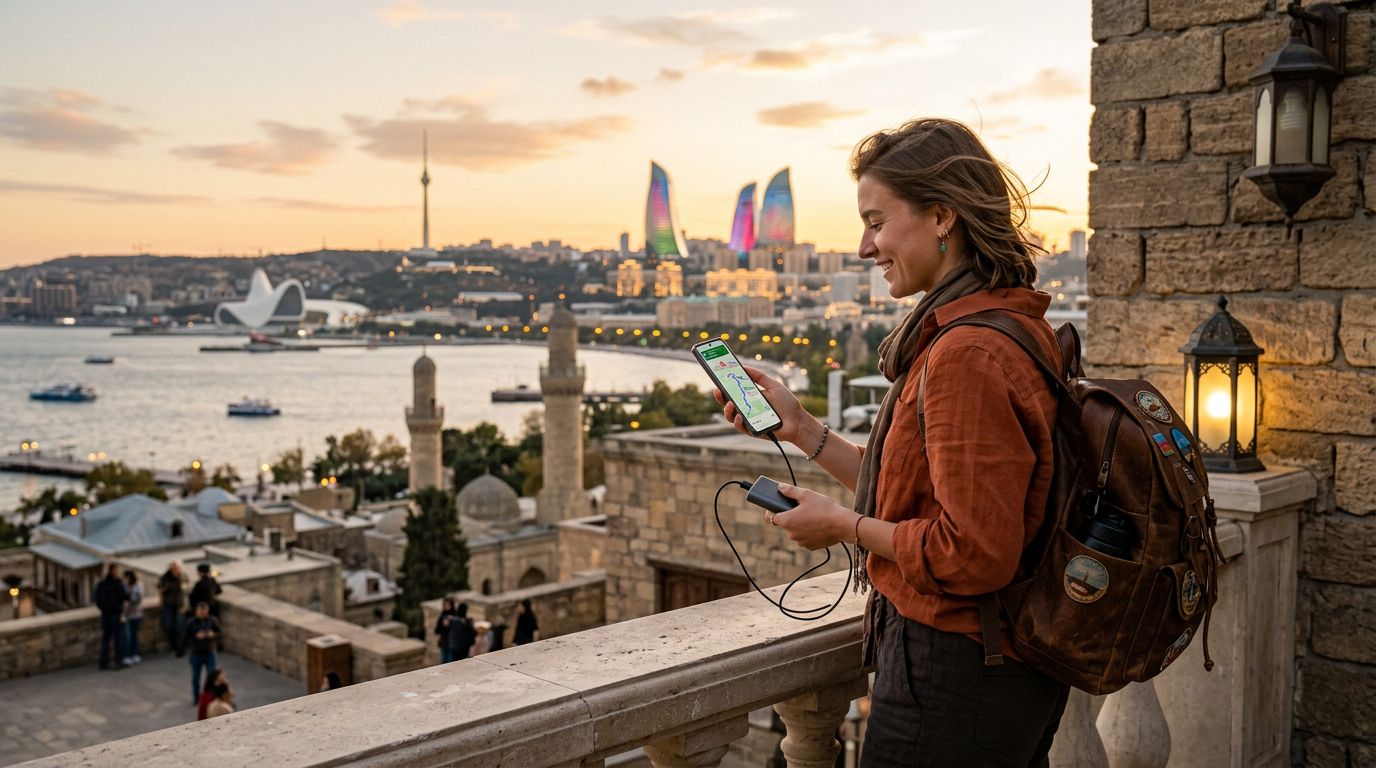 O eSIM funciona no Azerbaijão? O seu guia de conectividade para 2024