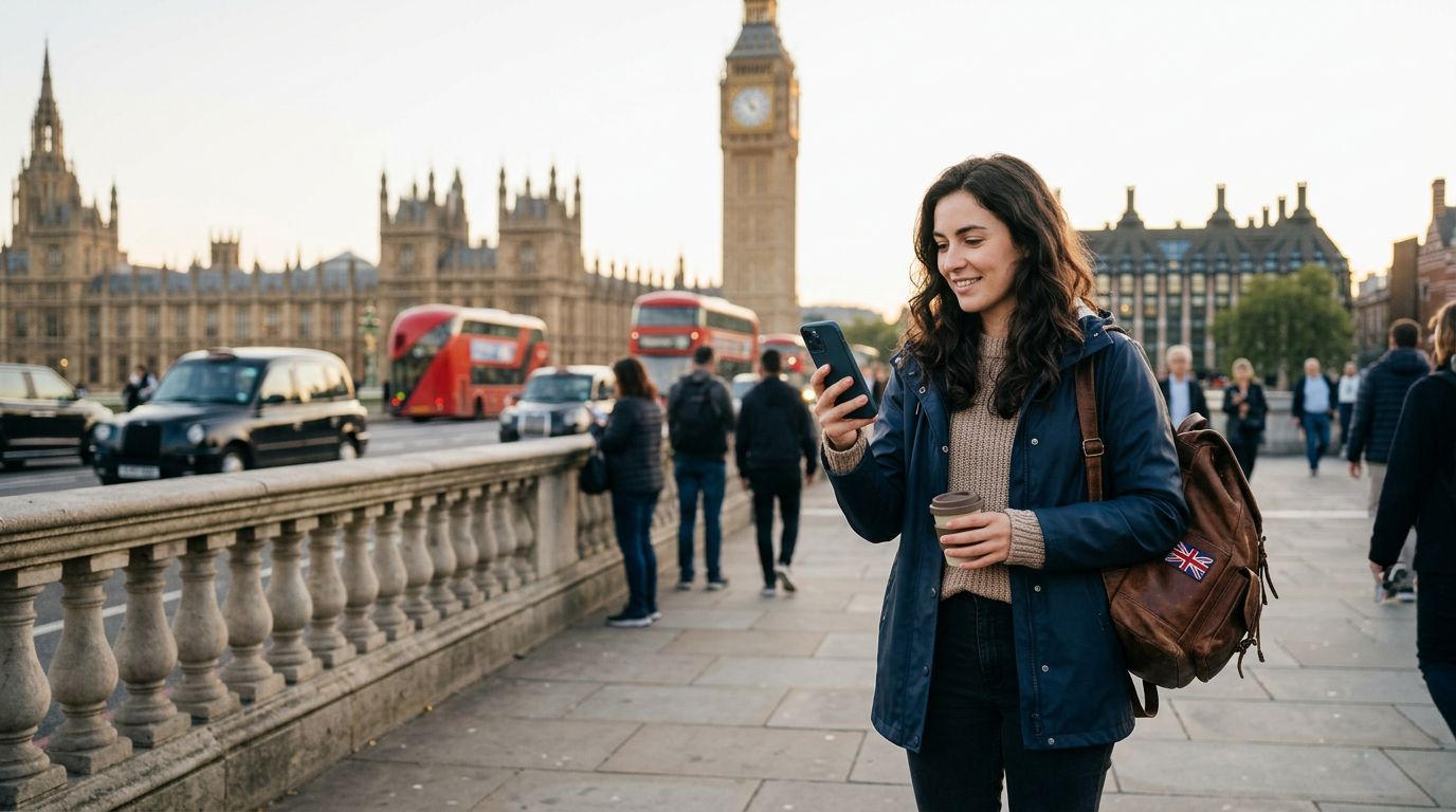 Applications de voyage essentielles pour se déplacer au Royaume-Uni avec OneTapSIM