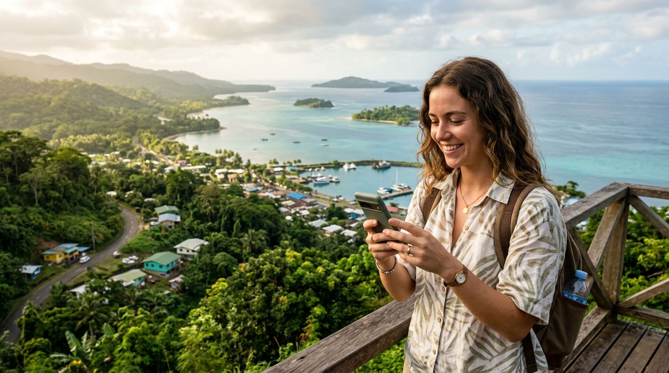 Restez connecté : La meilleure eSIM pour voyager aux îles Salomon